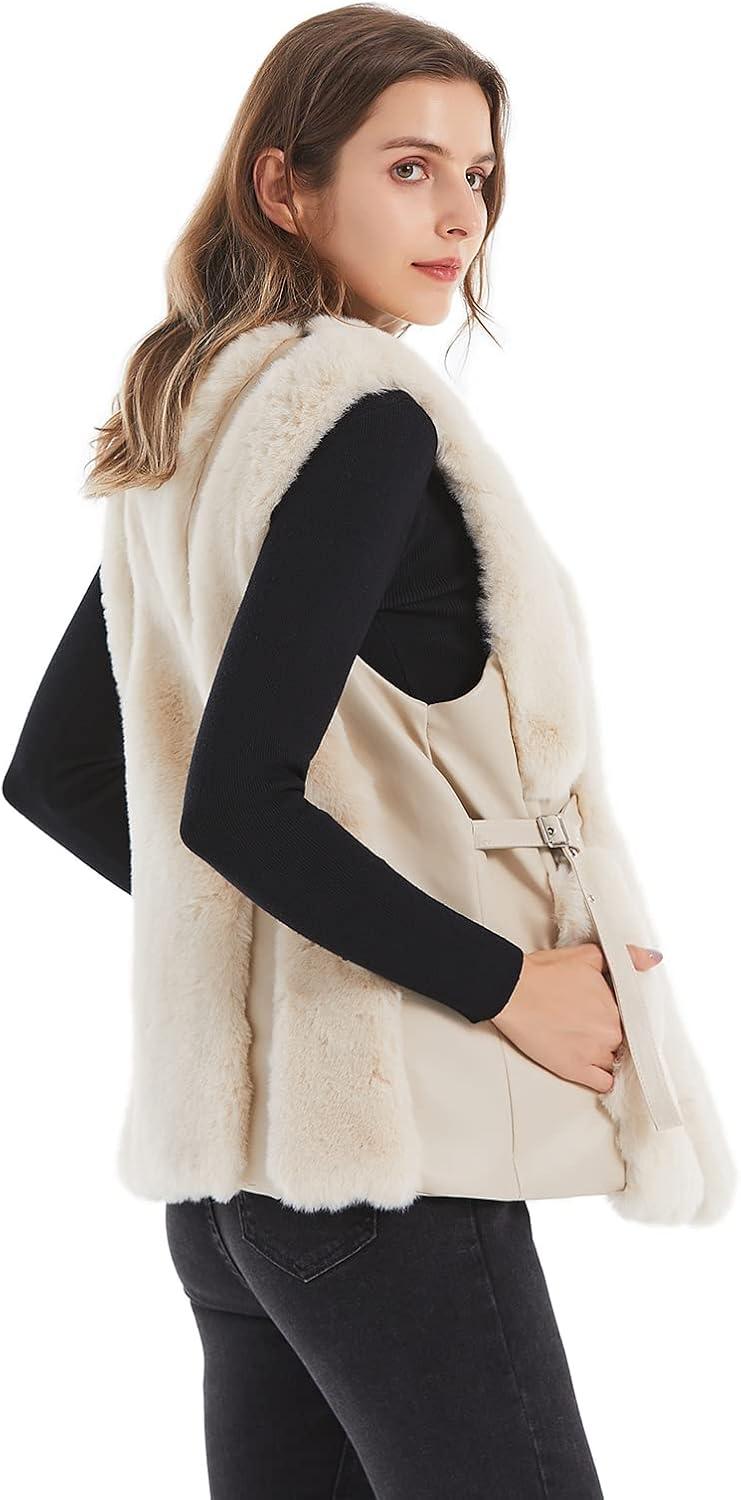 imageGRAN ORIENTE Outerwear Fur Vests for Women Lightweight Jackets