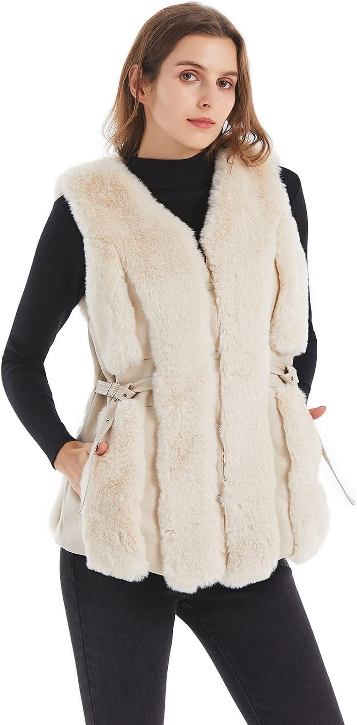 imageGRAN ORIENTE Outerwear Fur Vests for Women Lightweight Jackets