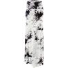 imageMade By Johnny Womens Casual Tie Dye Fold Over Maxi SkirtWb1058whiteblack