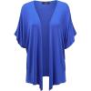 imageMade By Johnny Womens Kimono Style Short Sleeve Dolman Cardigan  Lightweight Open Front Summer CoverUpWsk1310royalbrite