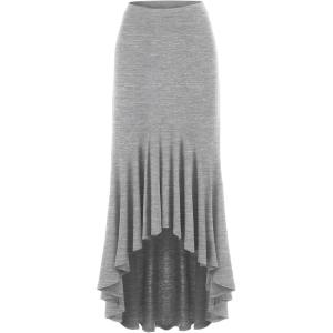 Made By Johnny Women’s Asymmetrical High Low Ruffle Hem Long Maxi Skirt