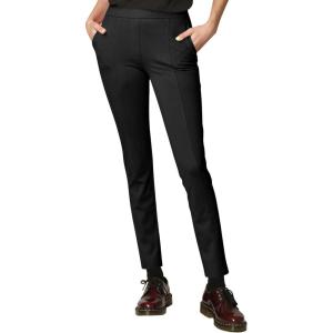 Made By Johnny Women’s Casual Leggings Stretchy Work Ankle Pants Office Slacks with Pocket(Wb2334_black)