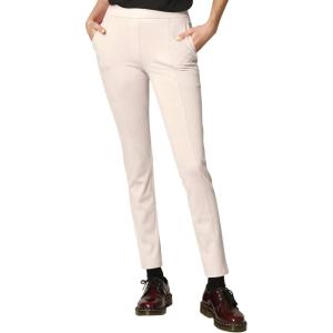 Made By Johnny Women’s Casual Leggings Stretchy Work Ankle Pants Office Slacks with Pocket(Wb2334_white)