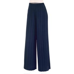 Made By Johnny Women’s Wide Leg Palazzo Pants – High Waist Flowy Fit with Drawstring Waistband for Casual Style(Wb1794_navy)